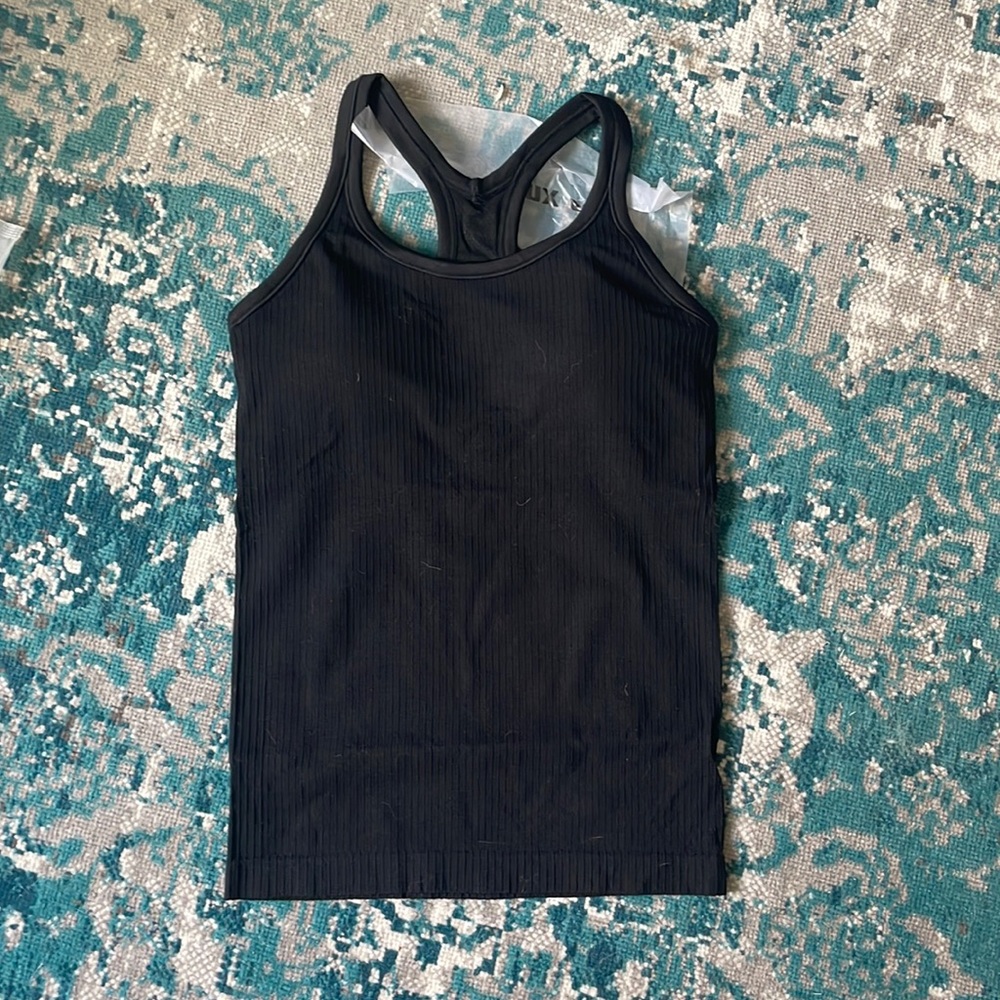 Padded Bra racer back tank - women’s S black